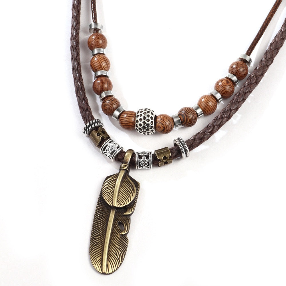 Double Layer Wrap Necklace｜Korean Velvet Choker Collarbone Chain｜Retro Minimalist High-End Pendant Necklace for Women